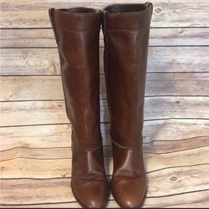 Vintage 1970s leather riding boot as 8.5